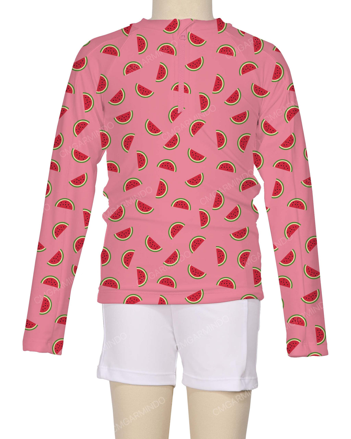 Long Sleeve Panel Raglan Rashie Top