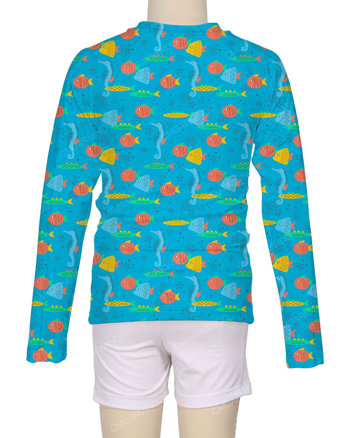Long Sleeve Panel Raglan Rashie Top