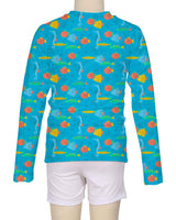 Long Sleeve Panel Raglan Rashie Top