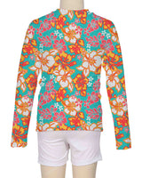 Long Sleeve Panel Raglan Rashie Top