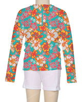 Long Sleeve Panel Raglan Rashie Top