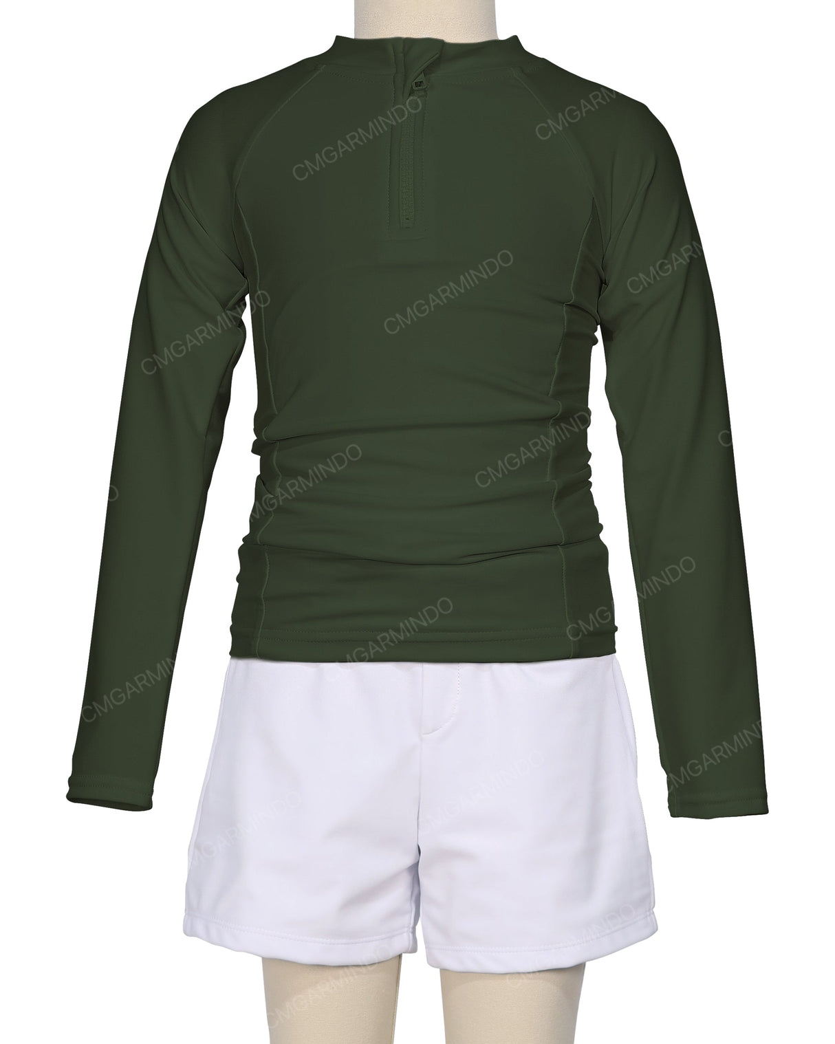 Long Sleeve Side Panel Raglan Rashie