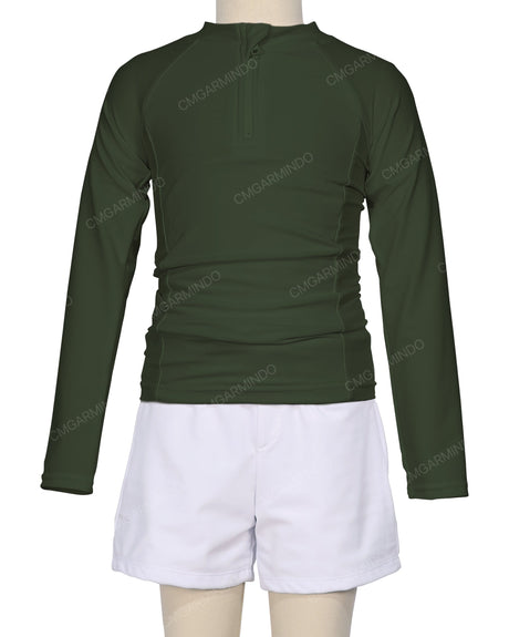 Long Sleeve Side Panel Raglan Rashie