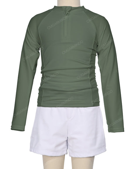 Long Sleeve Side Panel Raglan Rashie