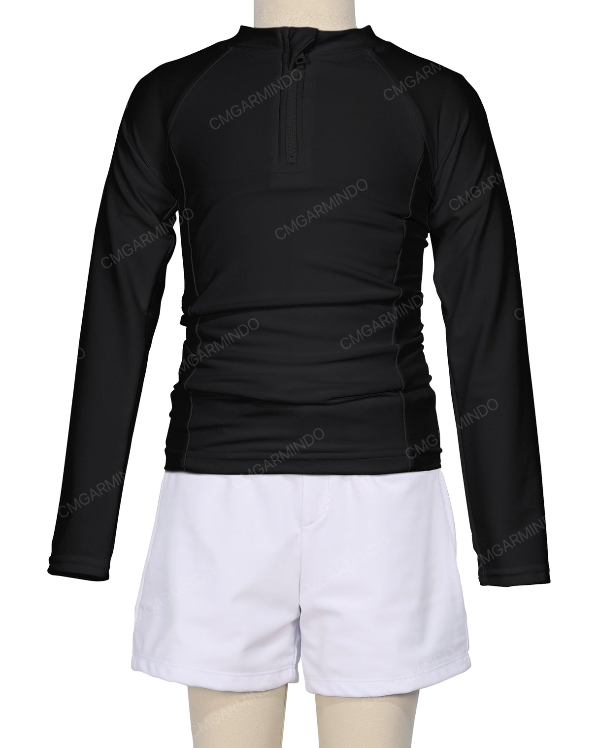 Long Sleeve Side Panel Raglan Rashie