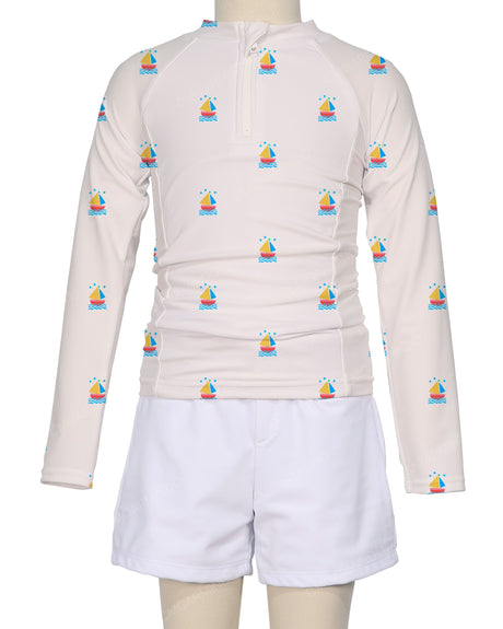 Long Sleeve Side Panel Raglan Rashie