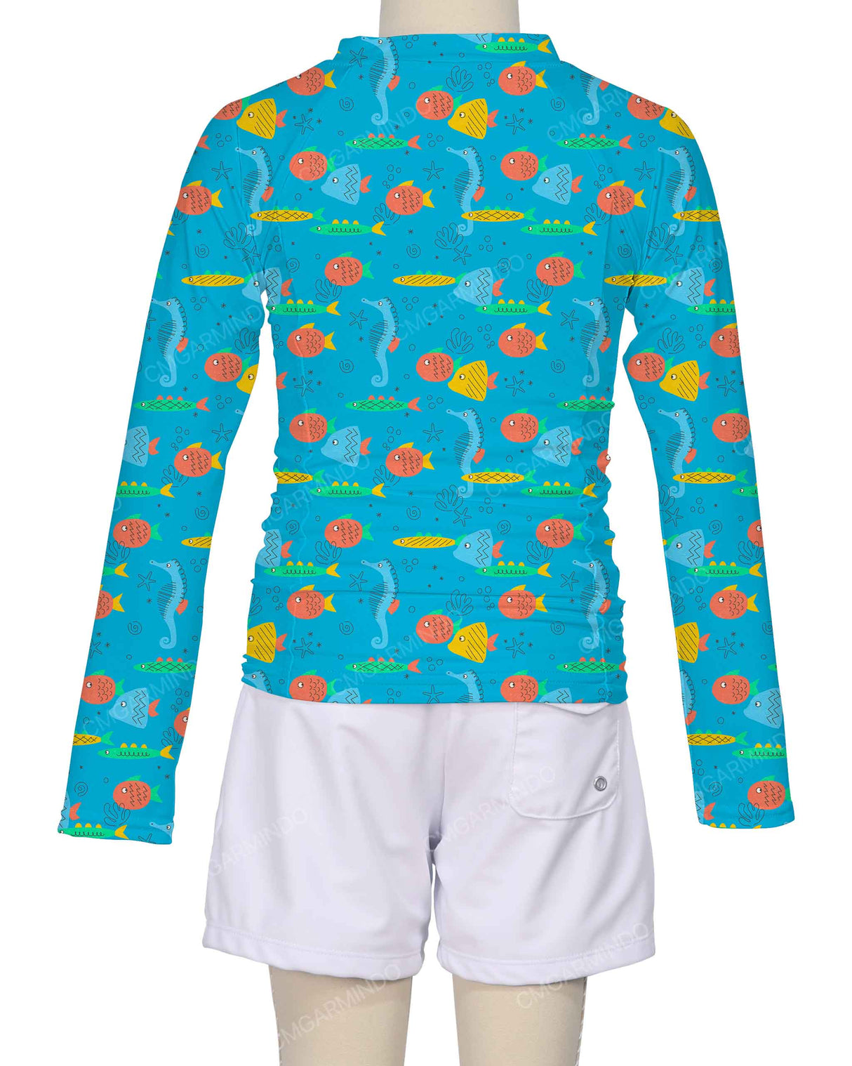 Long Sleeve Side Panel Raglan Rashie
