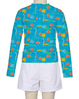 Long Sleeve Side Panel Raglan Rashie