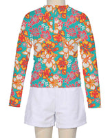 Long Sleeve Side Panel Raglan Rashie