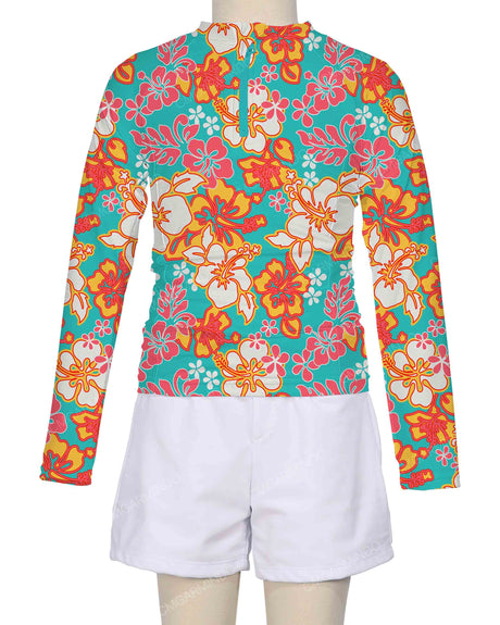 Long Sleeve Side Panel Raglan Rashie