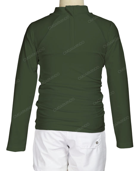 Long Sleeve Chest Panel Raglan Rashie