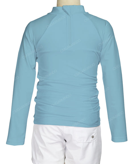 Long Sleeve Chest Panel Raglan Rashie