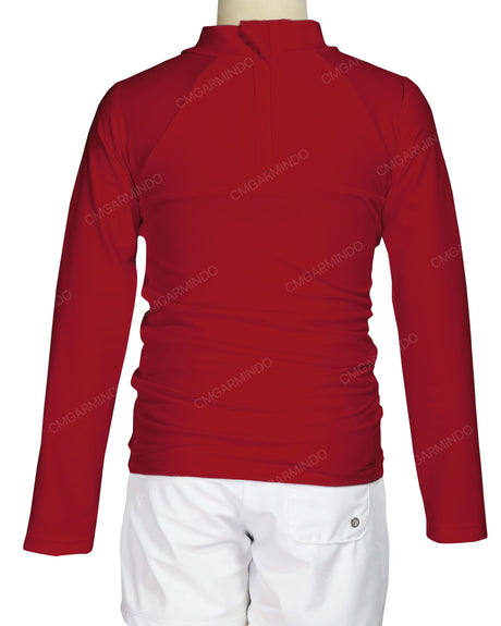Long Sleeve Chest Panel Raglan Rashie