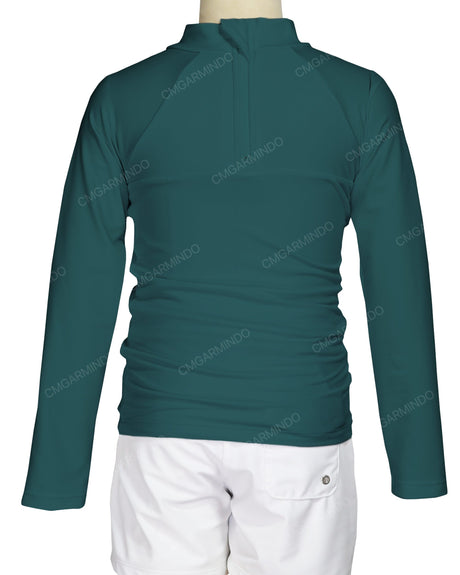 Long Sleeve Chest Panel Raglan Rashie