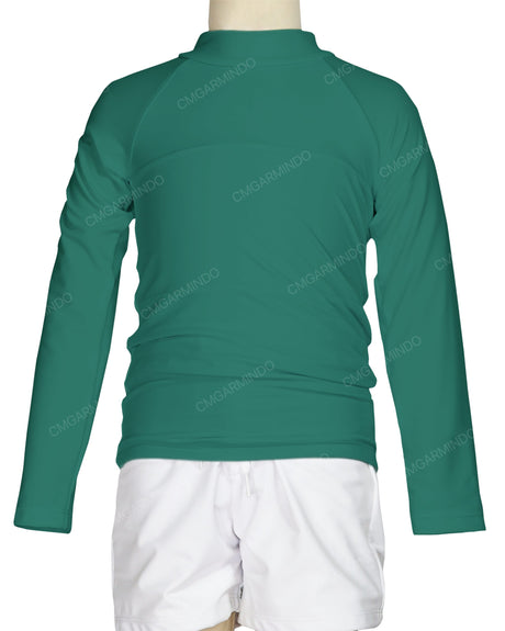Long Sleeve Chest Panel Raglan Rashie