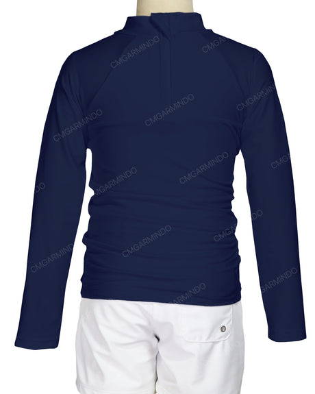 Long Sleeve Chest Panel Raglan Rashie