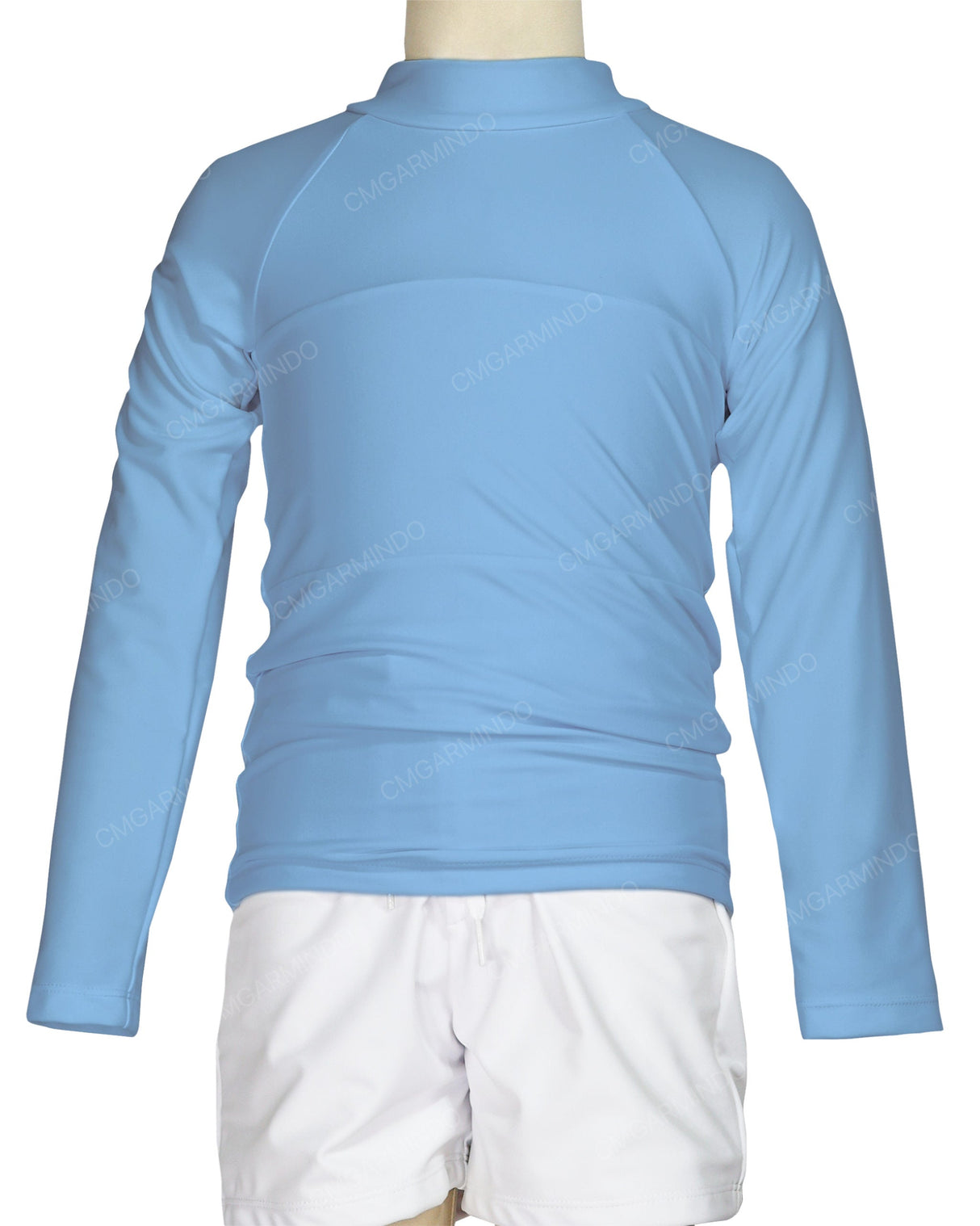 Long Sleeve Chest Panel Raglan Rashie