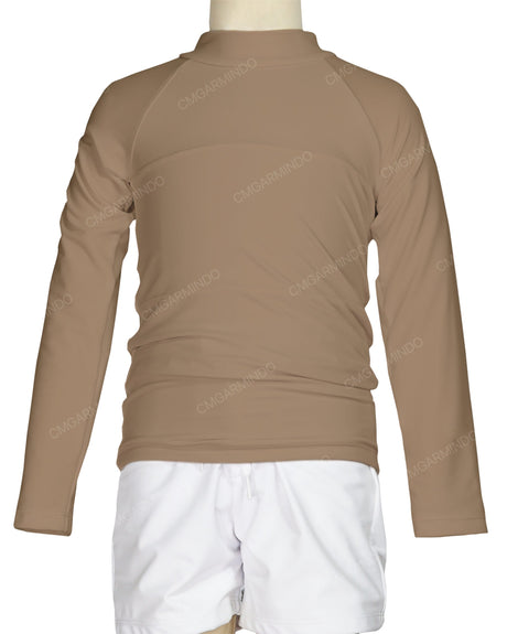 Long Sleeve Chest Panel Raglan Rashie