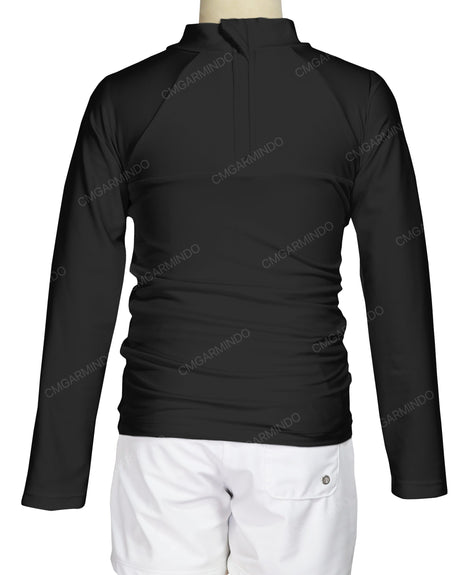 Long Sleeve Chest Panel Raglan Rashie