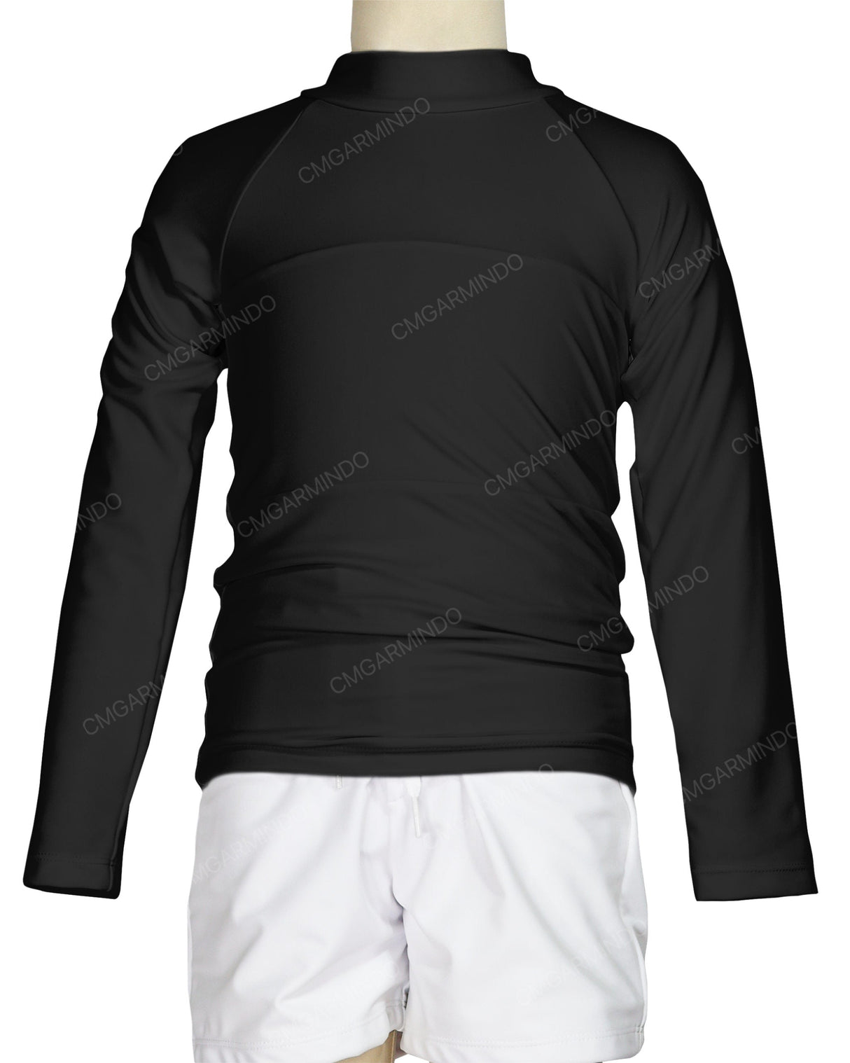 Long Sleeve Chest Panel Raglan Rashie