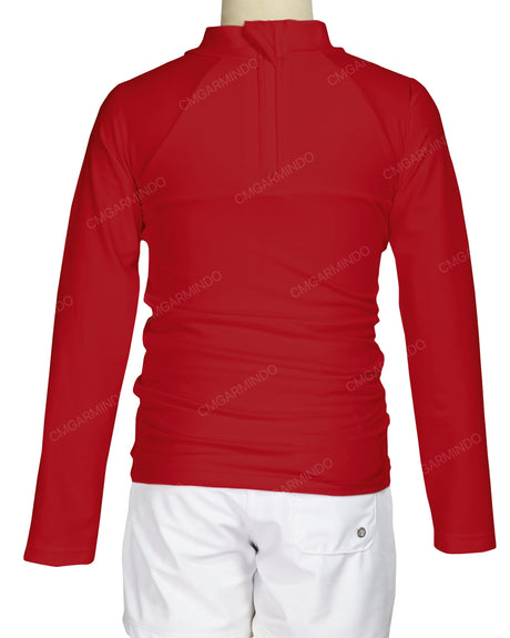 Long Sleeve Chest Panel Raglan Rashie