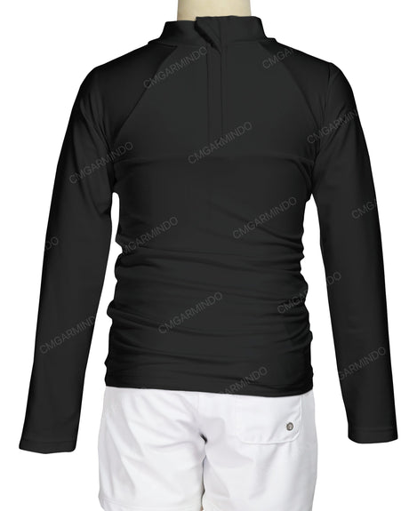 Long Sleeve Chest Panel Raglan Rashie
