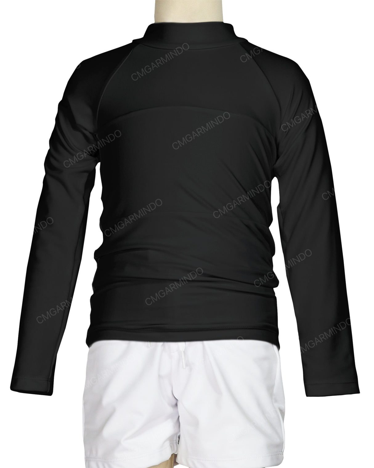 Long Sleeve Chest Panel Raglan Rashie