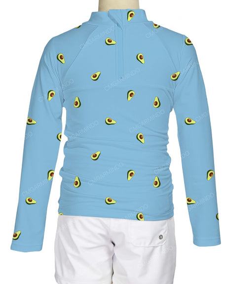 Long Sleeve Chest Panel Raglan Rashie