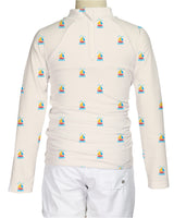 Long Sleeve Chest Panel Raglan Rashie