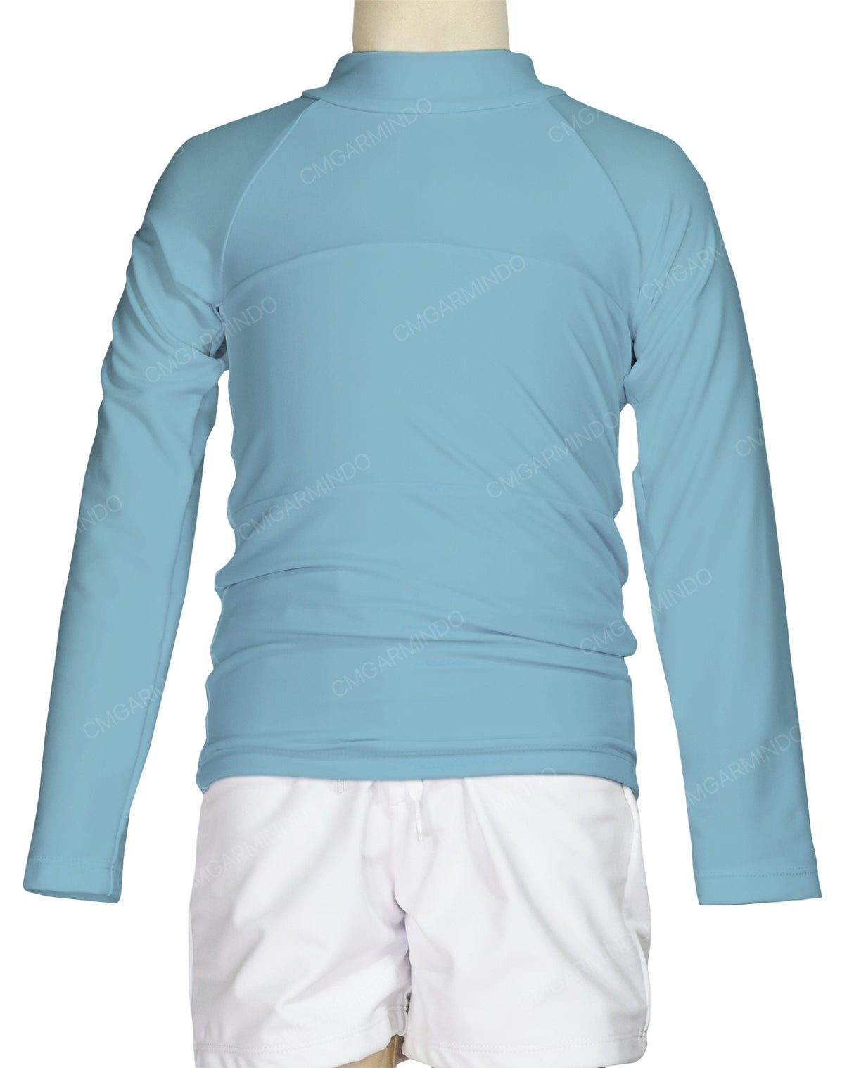 Long Sleeve Chest Panel Raglan Rashie