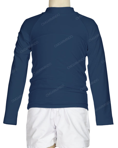 Long Sleeve Chest Panel Raglan Rashie