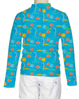 Long Sleeve Chest Panel Raglan Rashie