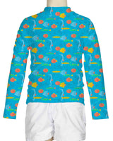Long Sleeve Chest Panel Raglan Rashie