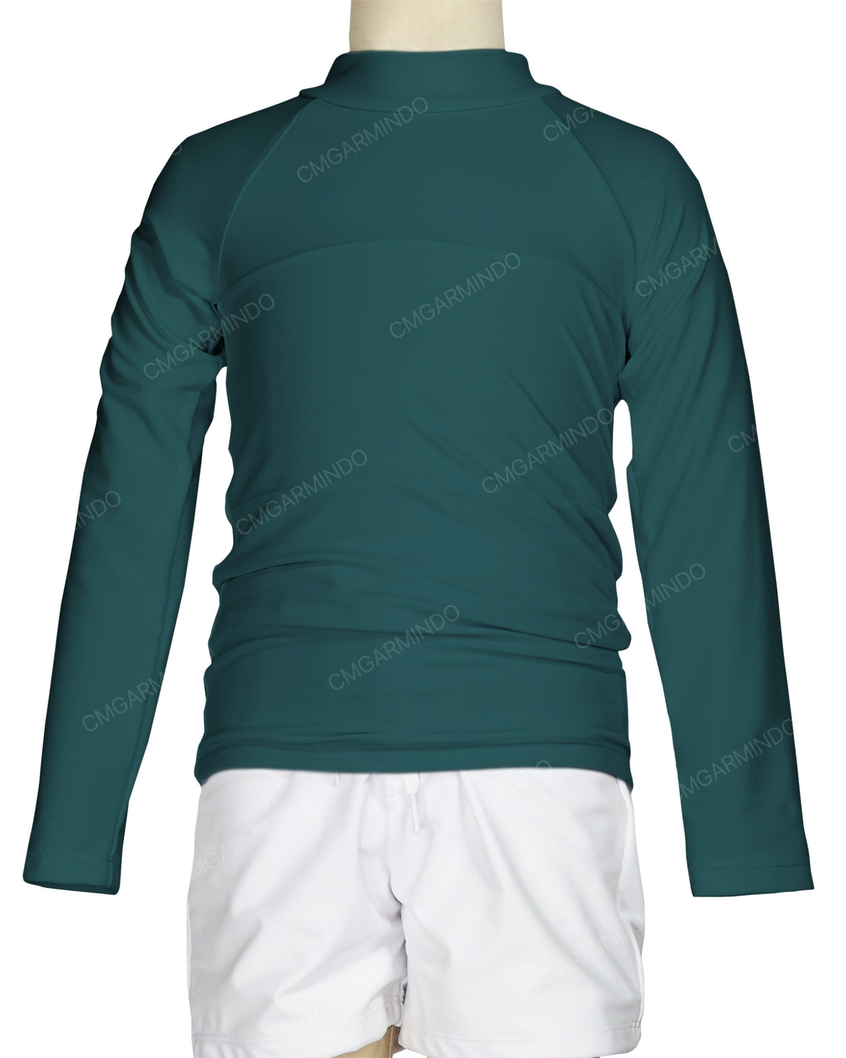 Long Sleeve Chest Panel Raglan Rashie