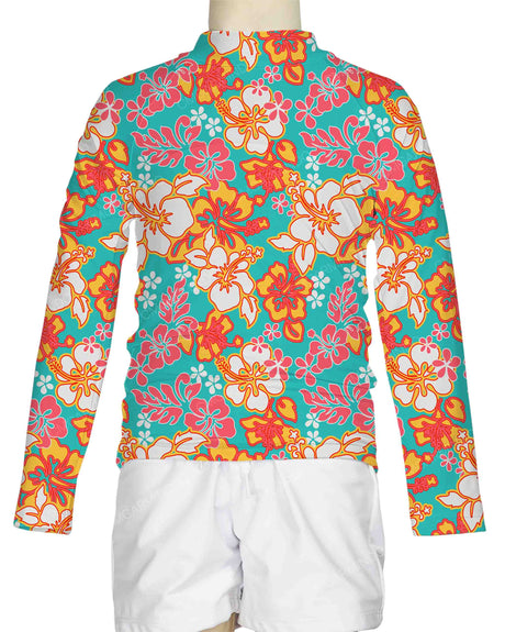 Long Sleeve Chest Panel Raglan Rashie