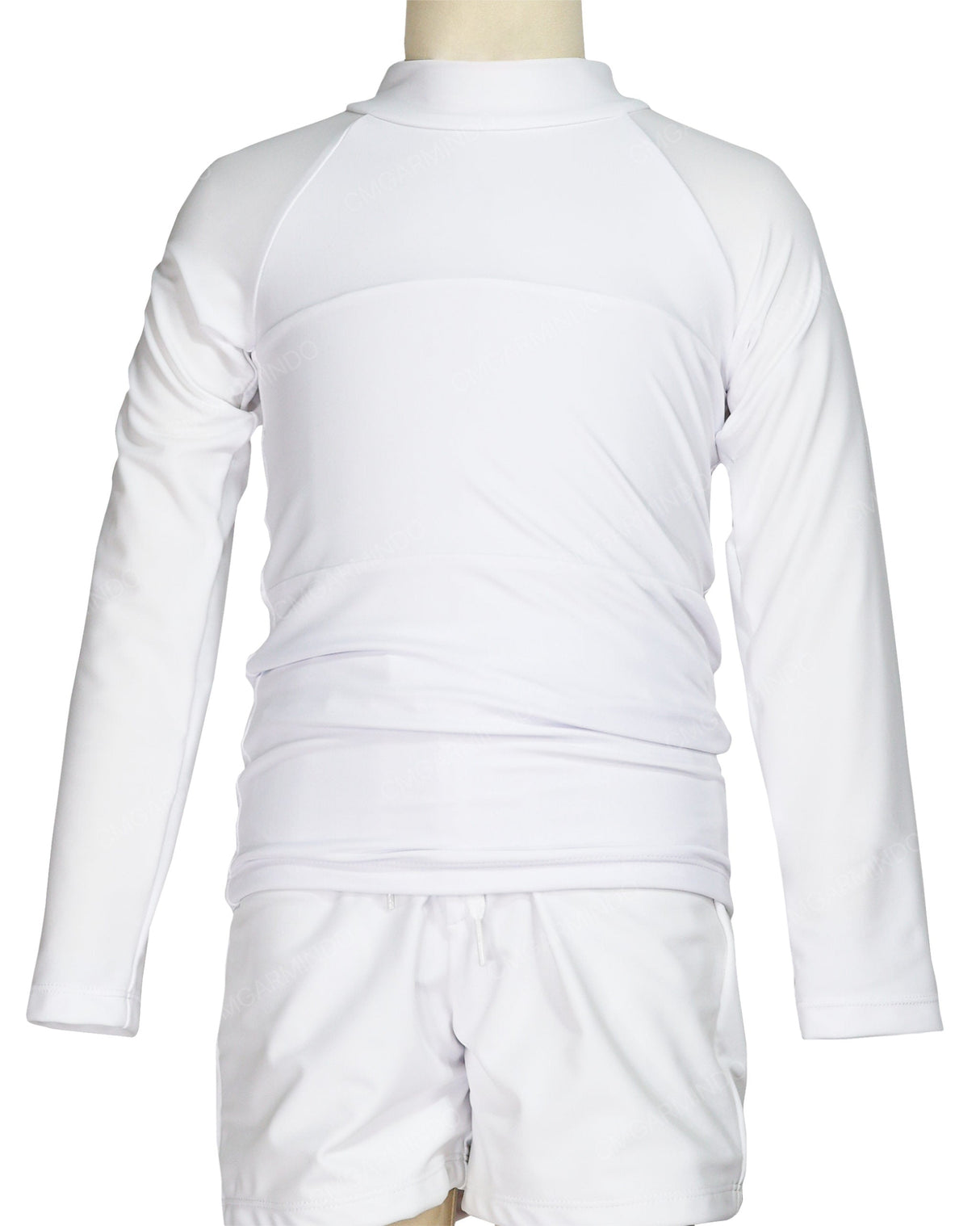 Long Sleeve Chest Panel Raglan Rashie