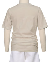 Short Sleeve Crew Neck Pyjama Top