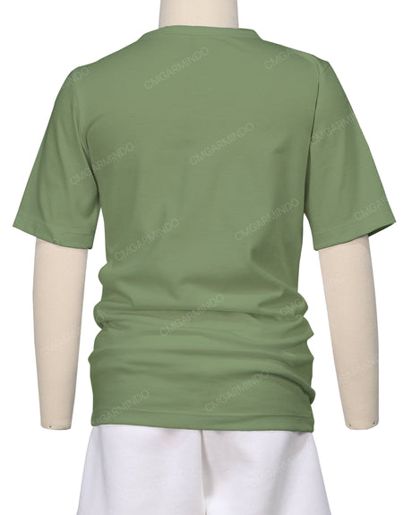 Short Sleeve Crew Neck Pyjama Top