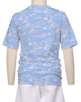 Short Sleeve Crew Neck Pyjama Top