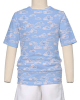 Short Sleeve Crew Neck Pyjama Top