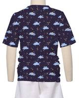 Short Sleeve Crew Neck Pyjama Top