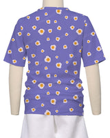 Short Sleeve Crew Neck Pyjama Top
