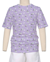 Short Sleeve Crew Neck Pyjama Top