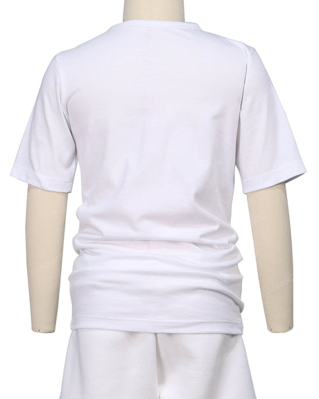 Short Sleeve Crew Neck Pyjama Top