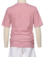 Short Sleeve Crew Neck Pyjama Top