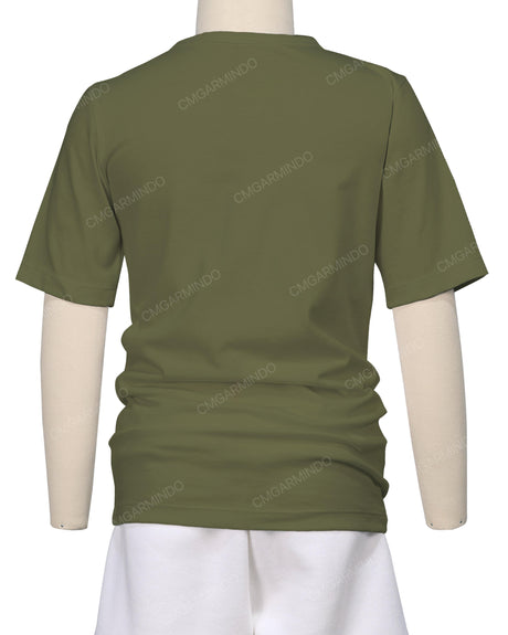 Short Sleeve Crew Neck Pyjama Top