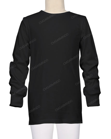 Long Sleeve Crew Neck Pyjama Top