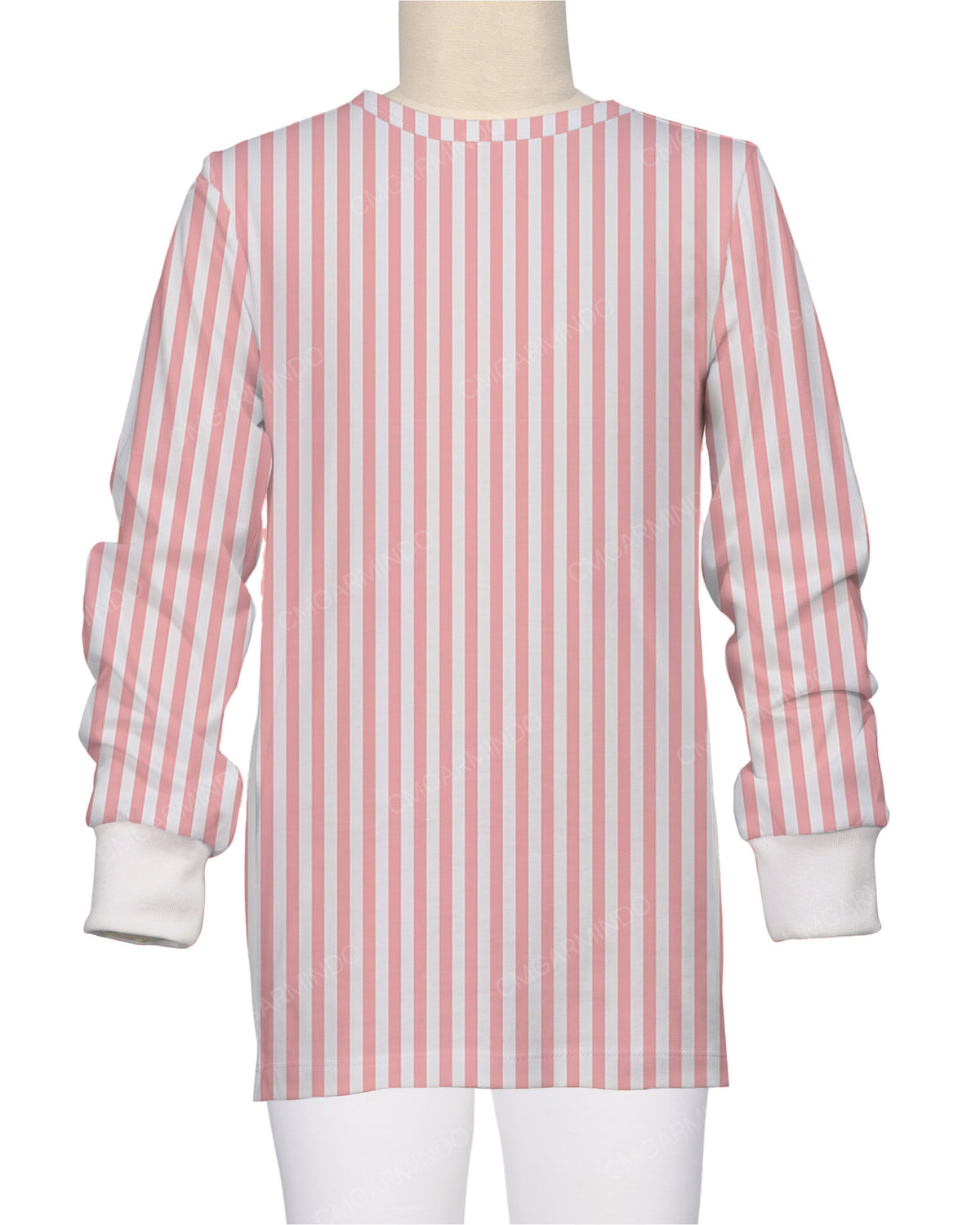 Long Sleeve Crew Neck Pyjama Top