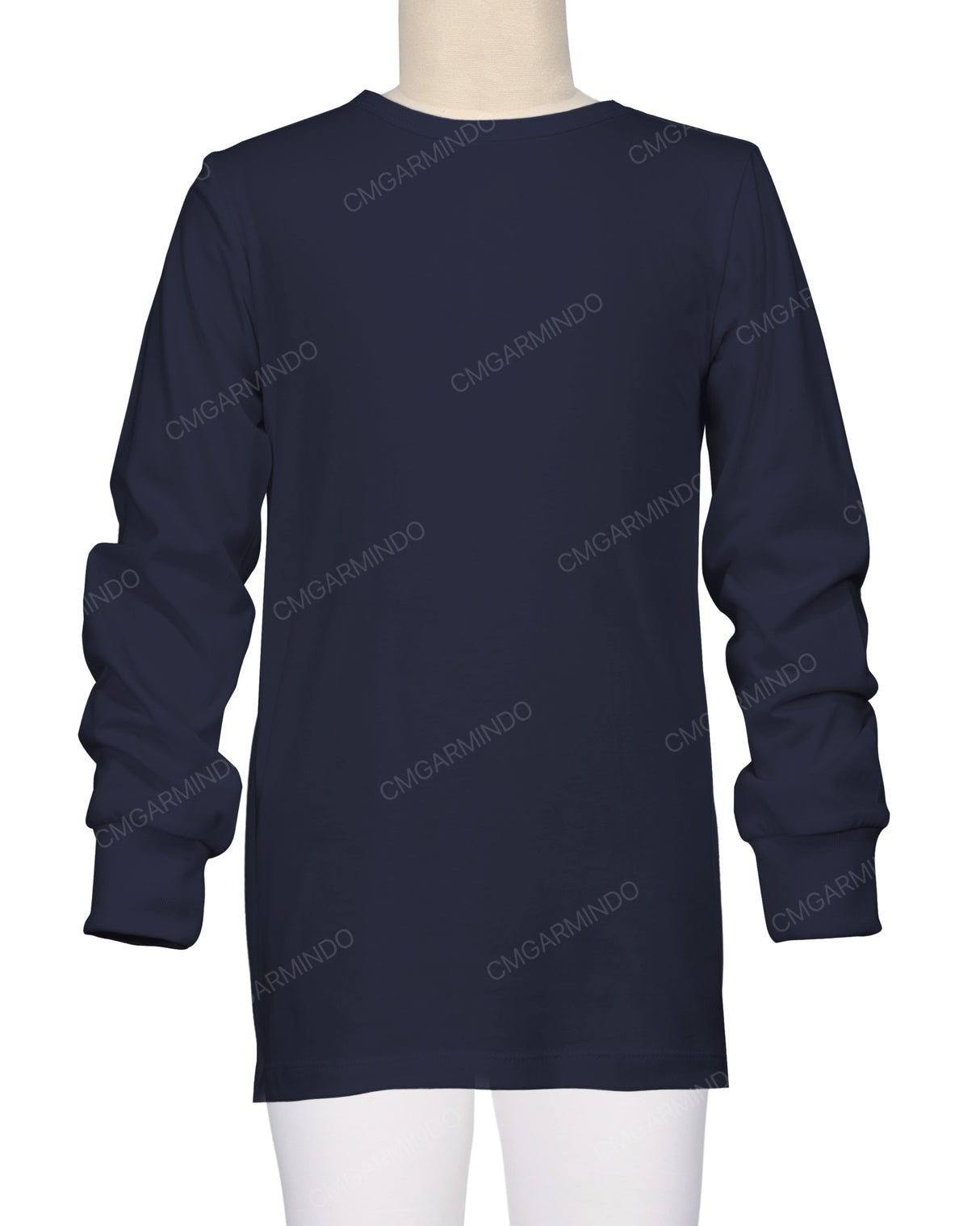 Long Sleeve Crew Neck Pyjama Top