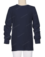 Long Sleeve Crew Neck Pyjama Top